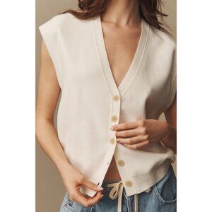 NWT Size M - Maeve Slouchy Cardigan Sweater Vest (NWT US$ 88)
